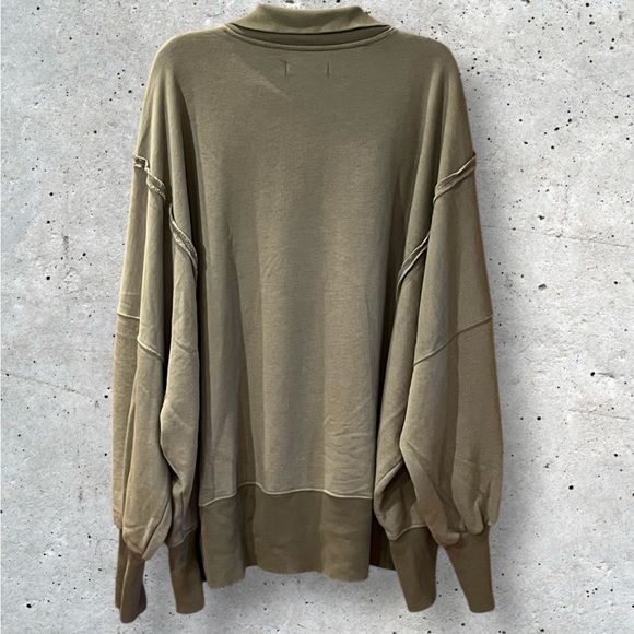 NWT Free People Camden Henley Sweatshirt - Picture 9 of 15